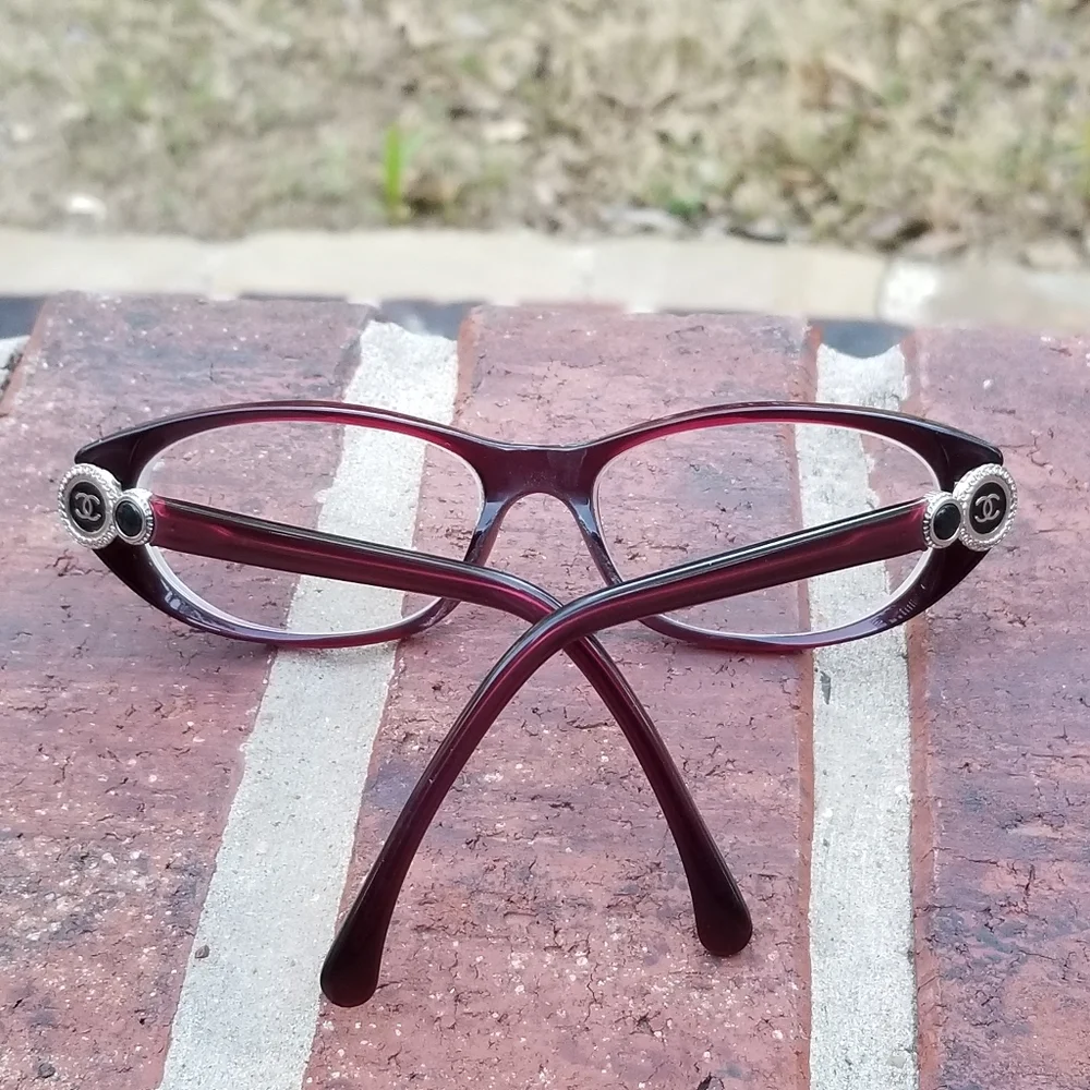 Amazing looking Authentic Chanel CC eyeglasses Frames - Picture 2 of 16